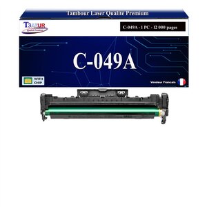 T3AZUR -Kit tambour compatible avec Canon 049 (2165C001)  pour Canon LBP112  LBP113w  MF112  MF113w  LBP-112  LBP-113w  MF-112  MF-113w