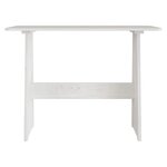 vidaXL Table à manger avec banc REINE blanc bois de pin solide