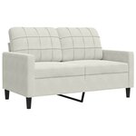 vidaXL Ensemble de canapés 3 Pièces avec coussins et traversins velours