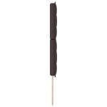 vidaXL Tête de lit LED Design Lignes Marron foncé 80 cm Tissu