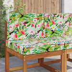 vidaXL Coussin de canapé d'extérieur 2 Pièces coloré Polyester