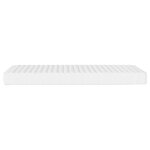 vidaXL Matelas en mousse blanc 120x210 cm dureté H2 H3