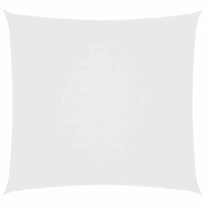 vidaXL Voile de parasol Tissu Oxford carré 6x6 m Blanc