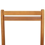 vidaXL Chaises de jardin pliantes 6 Pièces Naturel 40 x 53 x 80 cm