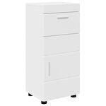 vidaXL Ensemble d'armoire de salle de bain avec tiroir TULUM Blanc