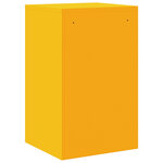 vidaXL Cabinet de Dossier Jaune moutarde 44 x 50 x 106.5 cm