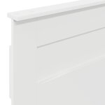 vidaXL Tête de lit Blanc 100 cm Bois d'ingénierie