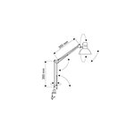 Lampe de bureau MAULstudy sans ampoule Argent MAUL