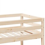 vidaXL Lit superposé 90x190 cm Bois de pin massif