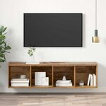 vidaXL Cabinet TV Bois ancien 37 x 37 x 142.5 cm Bois d'ingénierie