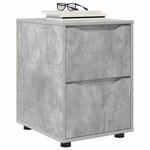 vidaXL Armoire de rangement Gris béton 40 x 48 x 57 cm