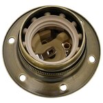 vidaXL Douilles de lampe 2 Pièces bronze E27