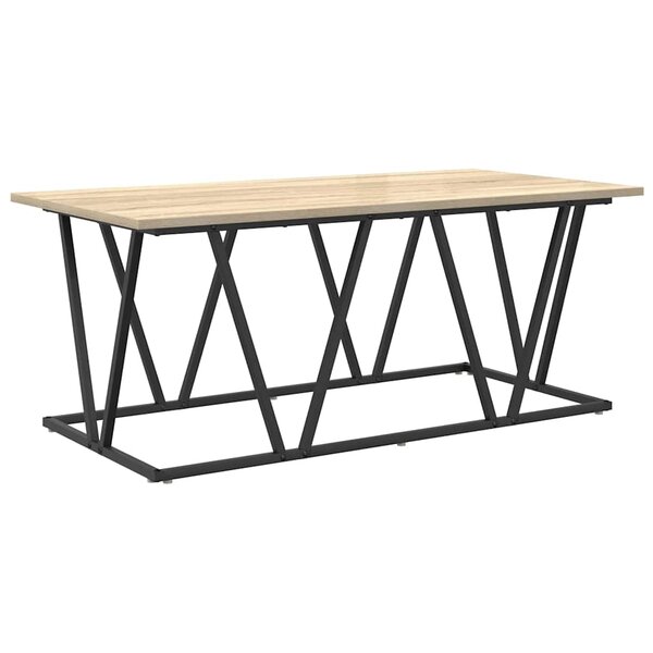 vidaXL Table basse Chêne sonoma 100 x 50 x 40 cm