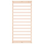 vidaXL Cadre de lit sans matelas 75x190 cm bois massif