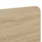 vidaXL Tête de lit Chêne Sonoma 200 cm Bois d'ingénierie