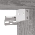 vidaXL Ensemble de meubles TV 2 Pièces Sonoma gris Bois d'ingénierie