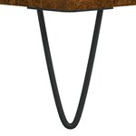 vidaXL Meuble TV chêne fumé 103 5x30x50 cm bois d'ingénierie