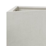 vidaXL Jardinières 2 Pièces triangulaire 50x43x75 cm acier inoxydable