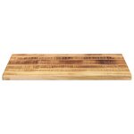 vidaXL Dessus de table rectangulaire bois massif de manguier brut