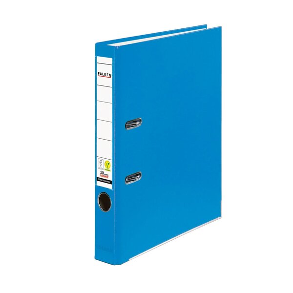 Classeur À Levier Pp A4 Vegan - Bleu Aqua - X 25 - Falken