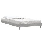 vidaXL Cadre de lit sans matelas sonoma gris 90x200 cm