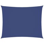 vidaXL Voile de parasol tissu oxford rectangulaire 3 5x4 5 m bleu