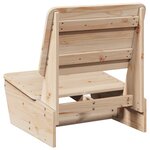 vidaXL Chaise de jardin 60x64x70 5 cm bois de pin massif