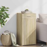 vidaXL Buffet chêne sonoma 45x42 5x93 cm bois d'ingénierie