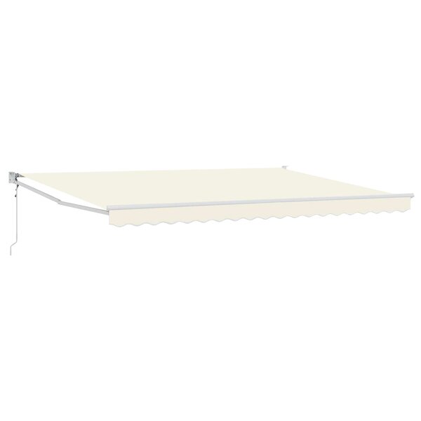 vidaXL Auvent rétractable électrique Crème 4 x 2 m