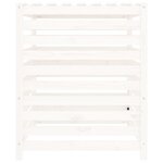 vidaXL Composteur Blanc 82 5x82 5x99 5 cm Bois massif de pin