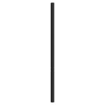 vidaXL Tête de lit métal noir 120 cm