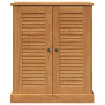 vidaXL Cabinet de salle de bain marron miel 68 x 34 x 80 cm