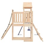 vidaXL Aire de jeux d'extérieur bois de pin massif