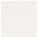 vidaXL Dessus de table blanc 80x80x2 5 cm bois de pin massif