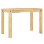 vidaXL Table à manger Panama 117x60x75 cm bois massif de pin