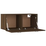 vidaXL Armoire murale chêne marron 80x36 5x35 cm bois d'ingénierie