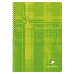 Cahier spirales clairefontaine metric - a4 21 x 29 7 cm - petits carreaux - 100 pages