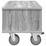 vidaXL Meuble TV Gris Sonoma 68 5 x 35 x 35 cm Bois d'ingénierie