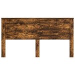 vidaXL Tête de lit Chêne fumé 200 cm Bois d'ingénierie