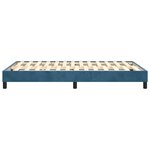 vidaXL Cadre de lit sans matelas bleu foncé 120x200 cm velours