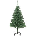 vidaXL Arbre de Noël artificiel avec support 150 cm 380 branches