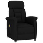 vidaXL Chaise de massage Noir 70.5 x 96.5 x 95 cm Faux cuir