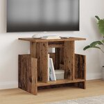 vidaXL Meuble TV Bois ancien 50 x 35 x 45 cm Bois d'ingénierie