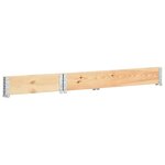 vidaXL Jardinière surélevée 50x150 cm Bois de pin solide