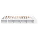 vidaXL Cadre de lit sans matelas blanc 140x200 cm