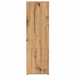 vidaXL Bibliothèque chêne artisanal 90x28x90 cm bois d'ingénierie