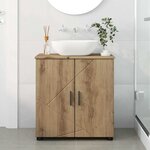vidaXL Cabinet de salle de bain chêne artisanal 61 x 35 x 64 cm