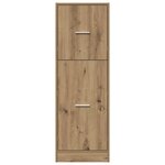 vidaXL Armoire d'apothicaire chêne artisanal bois d'ingénierie