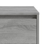 vidaXL Tables de chevet 2 Pièces Sonoma gris 45x34x44 5cm bois ingénierie