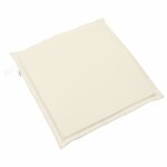 vidaXL Coussins de siège de jardin lot de 4 crème 45x45x2 cm carré